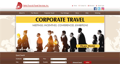 Desktop Screenshot of deltatours.com